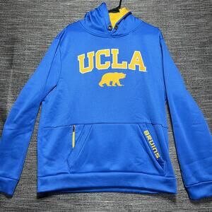 UCLA Hoodie Men's Large Blue Yellow Pullover Bruins Pocket